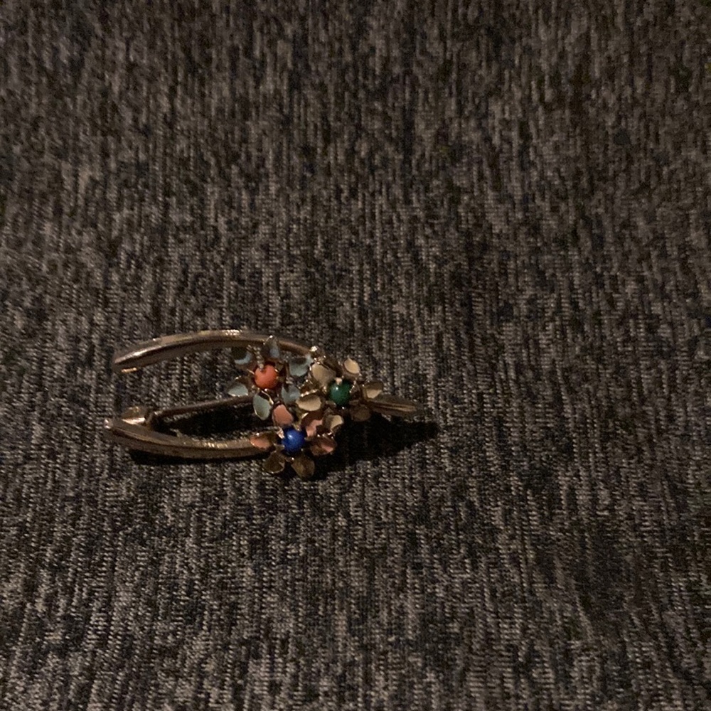 Handcrafted vintage 1953 wishbone brooch
